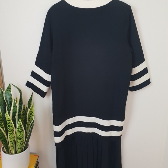 Vintage 80’s style Black and white sailor dress - Picture 7 of 8